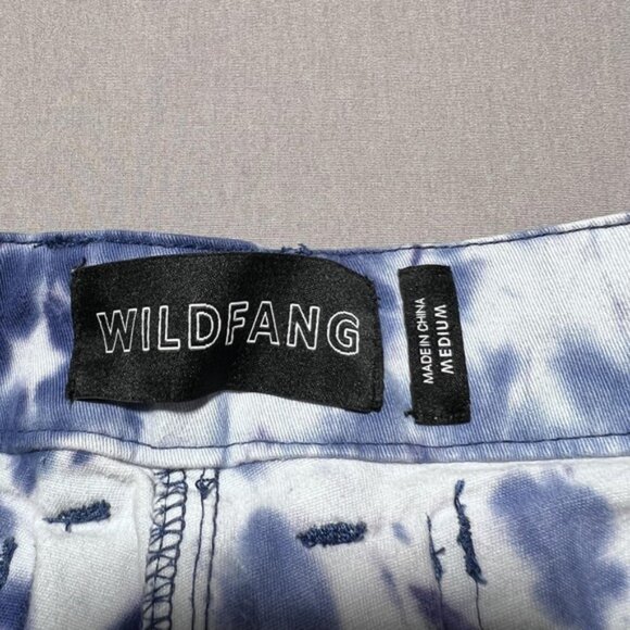 Wildfang Pants Womens Medium Blue White Tie-Dye The Essential Work Pant WP5300 - Picture 7 of 15